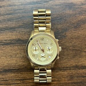 Michael Kors Women's Runway Chronograph Gold Watch